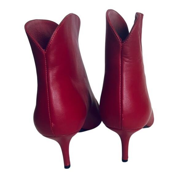 Anine Bing Red Ankle Boots - Picture 5 of 12